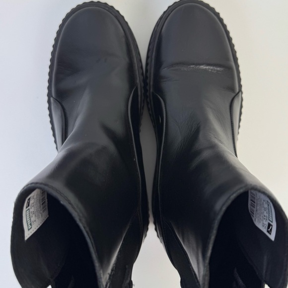 Fenty x Puma Chelsea Sneaker Boots Black Platform Creeper Sole 8.5 - Picture 5 of 14